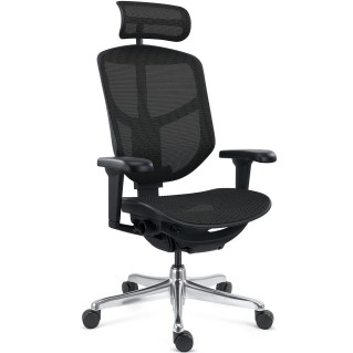Sillas Ergonómica ENJOY, Máximos Ajustes, En Malla Negra