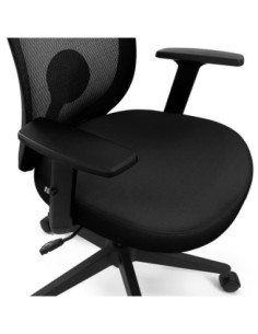 Silla gaming RACING LUCA, reclinable, en piel color negro/verde