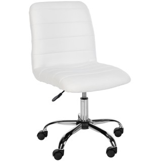 Silla de Oficina KIMU en Piel color Blanco
