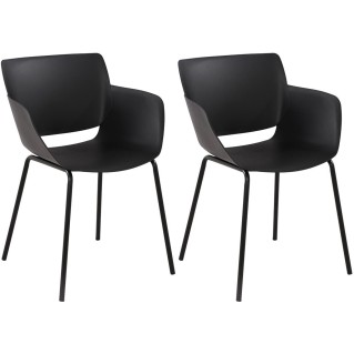 Silla de Confidente RIKO color Negro