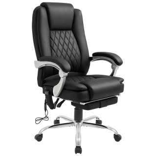 Sillón de Oficina CABUYA en Piel color Negro