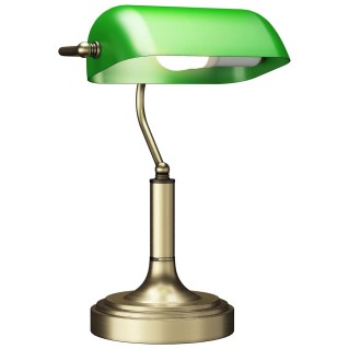 Lámpara de mesa HALO, en color Verde