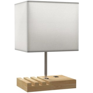 Lámpara de mesa EKO, en color Blanco