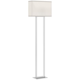 Lámpara de pie SOLI, diseño moderno, en color Blanco