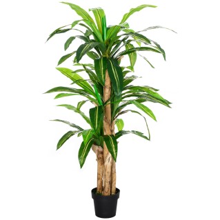 Planta de Oficina TAIS, Dracaena Artificial con Maceta Incluida