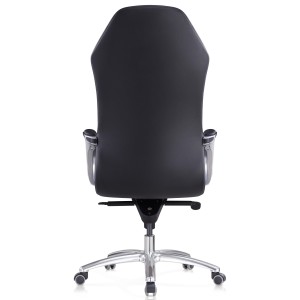 Sillón BATURA, homologado 8 horas y tapizado en piel natural color negro