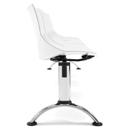 Bancada para recepción 5 asientos AMIR, blanco 2