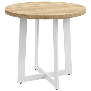 Mesa de Reuniones TACXA, 80X80X75 cm, en Madera color Roble