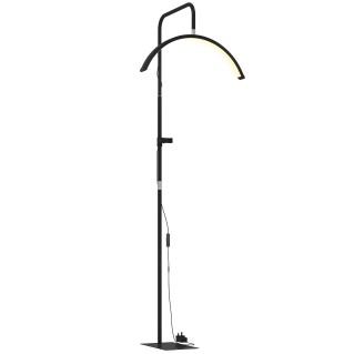 Lámpara de Oficina CLARIT, Diseño en Arco, Color Negro
