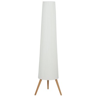 Lámpara de Oficina TRINI en Madera color Natural y Pantalla color Blanco