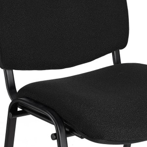 Silla de Confidente MOBY BASE, Cómoda y Práctica, Precio Increible, Color Negro y Patas Negras