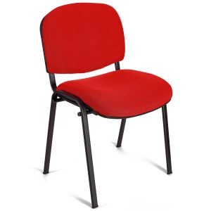 Silla de Confidente MOBY BASE, Cómoda y Práctica, Precio Increible, Color Negro y Patas Negras