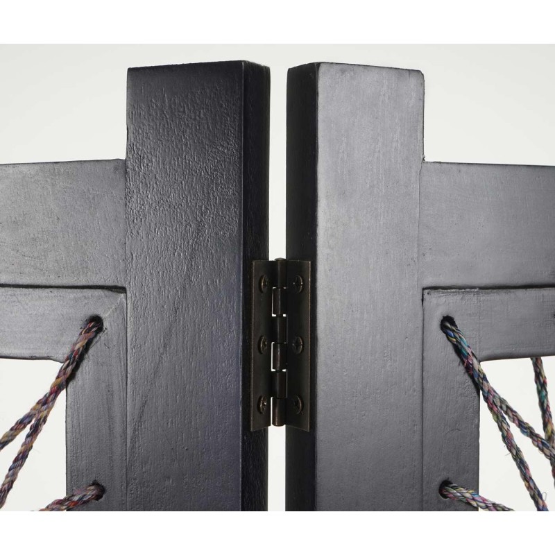 Biombo ELIN, 170x160x2cm, estructura de madera y precioso diseño