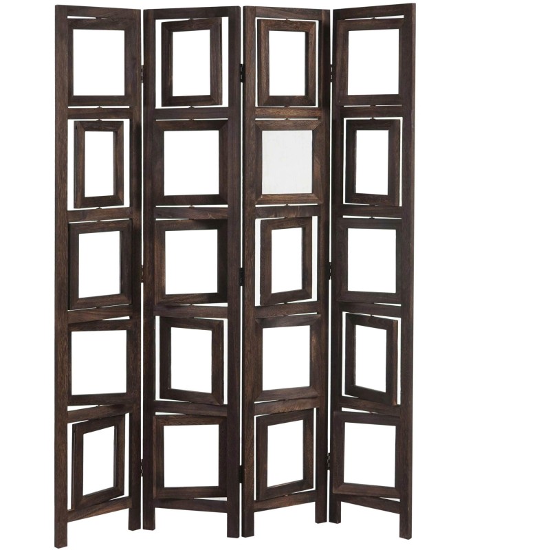 Biombo DONAR, 160x125x2cm, estructura de madera con espacios para colocar fotografías