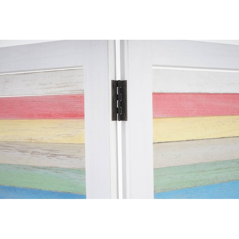 Biombo GERD, 170x160x2cm, estructura de madera multicolor