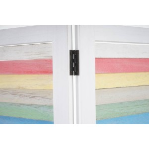 Biombo GERD, 170x160x2cm, estructura de madera multicolor
