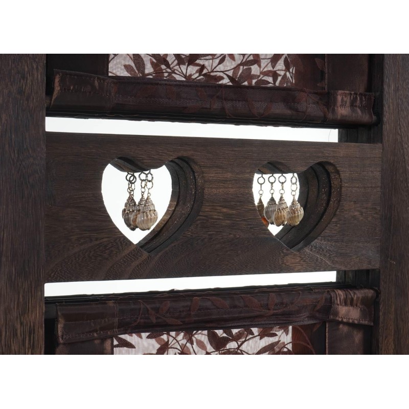 Biombo HADAR, 170x160x2cm, estructura de madera color marrón