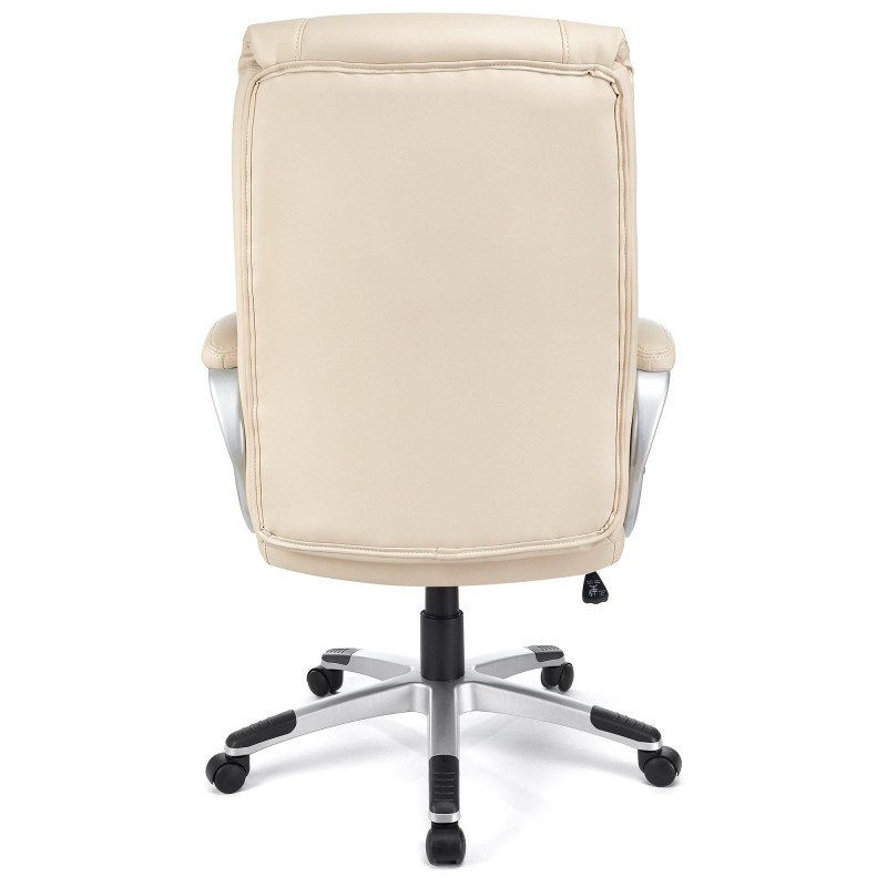 Sillón de oficina SANTIAGO acolchada, uso 8h, negro