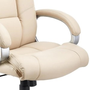 Sillón de oficina SANTIAGO acolchada, uso 8h, negro