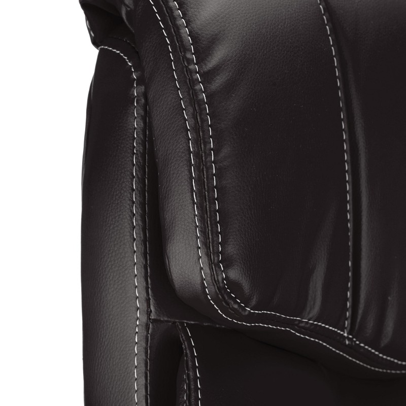 Sillón de oficina SANTIAGO acolchada, uso 8h, negro