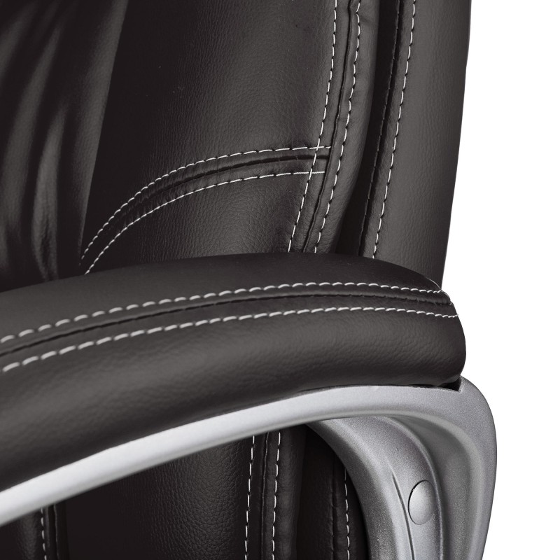 Sillón de oficina SANTIAGO acolchada, uso 8h, negro