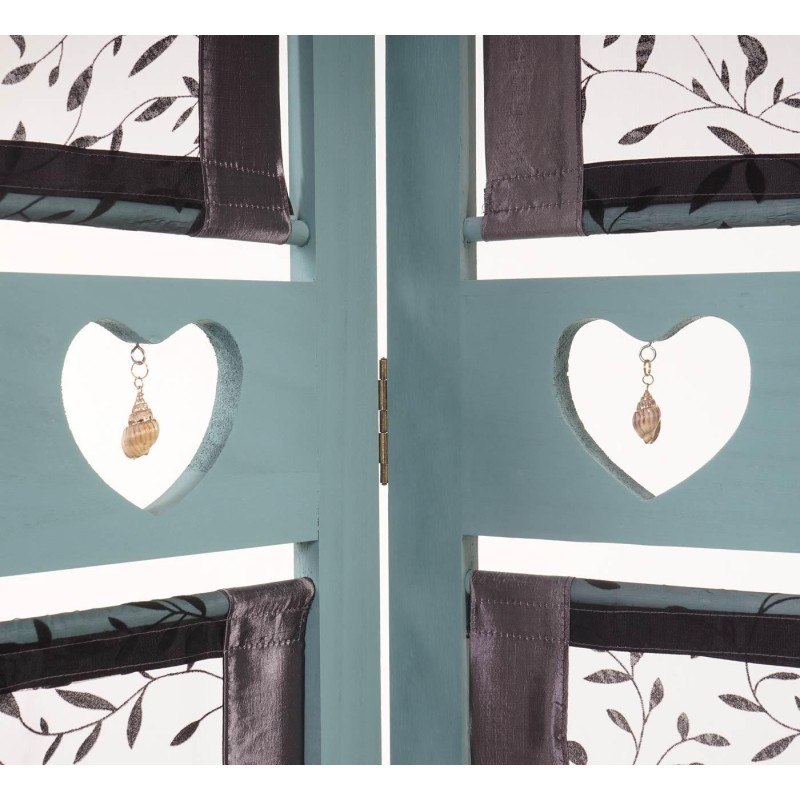 Biombo HADAR, 170x160x2cm, estructura de madera color gris