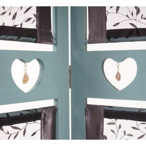 Biombo HADAR, 170x160x2cm, estructura de madera color gris