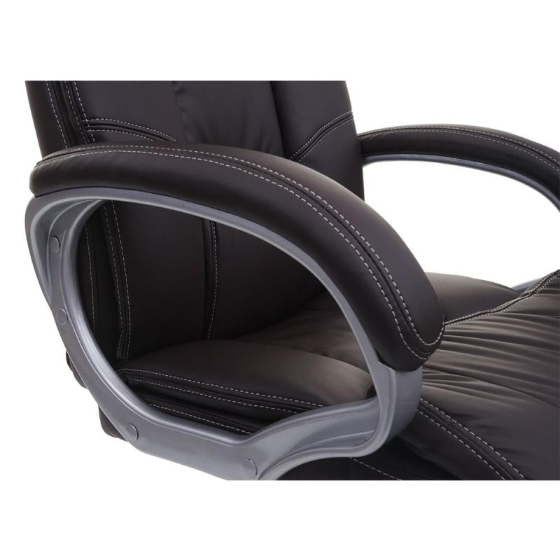 Sillón de oficina SANTIAGO acolchada, uso 8h, negro