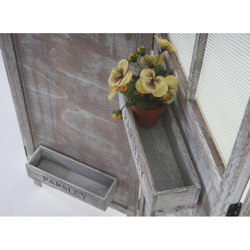 JANLI, 177x182x20cm, estructura de madera decapada estilo vintage