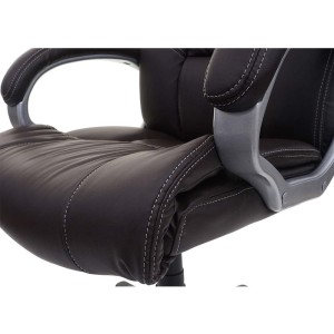 Sillón de oficina SANTIAGO acolchada, uso 8h, negro