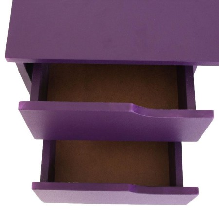 Mesa de escritorio FENIX, doble cajonera, negra, 100x52 2