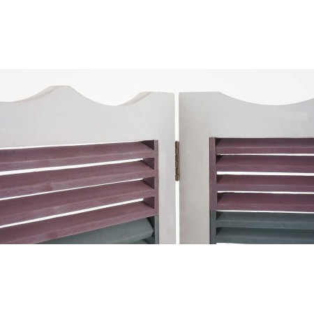 Biombo HAROLD, 170x160x2cm, estructura de madera en color blanco y multicolor