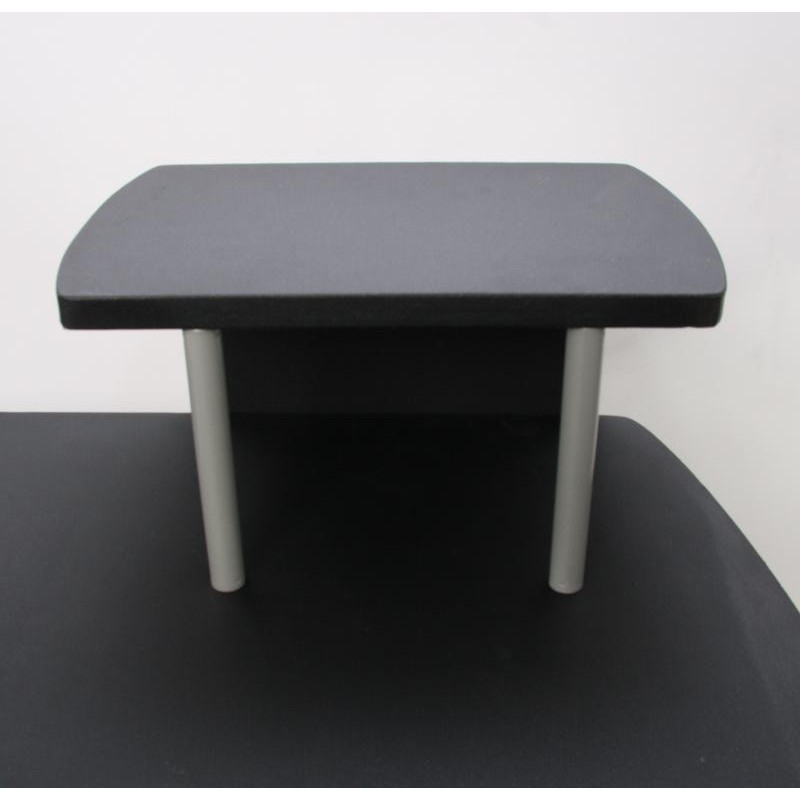 Mesa de ordenador OHIO PRO, bandeja teclado, negra, 115x55