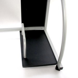 Mesa de ordenador OHIO PRO II, bandeja teclado, negro, 115x55