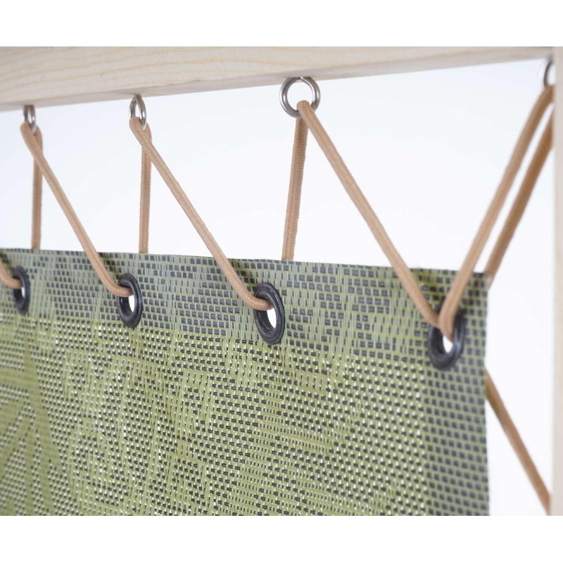 Biombo JOKUL, 170x120x2cm, estructura de madera y tapizado de tela