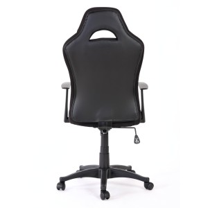 Silla ordenador IMOLA acolchada y transpirable, negro/gris