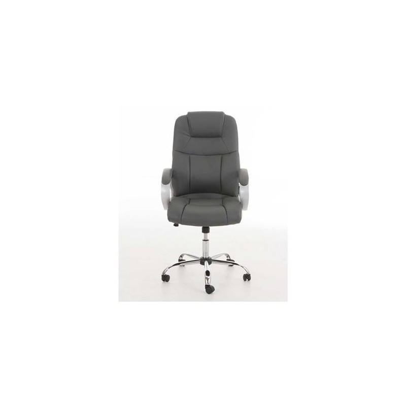 Sillón de oficina BOSTON, Gran acolchado, resistente hasta 150kg, base metálica, en negro