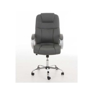 Sillón de oficina BOSTON, Gran acolchado, resistente hasta 150kg, base metálica, en negro