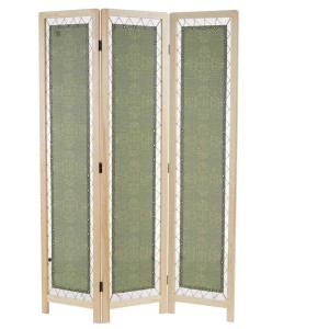 Biombo JOKUL, 170x120x2cm, estructura de madera y tapizado de tela