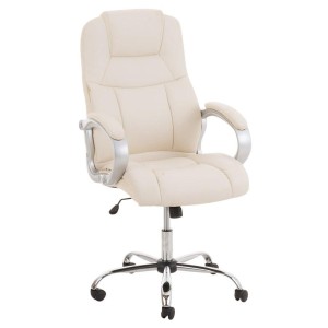 Sillón de oficina BOSTON, Gran acolchado, resistente hasta 150kg, base metálica, en negro