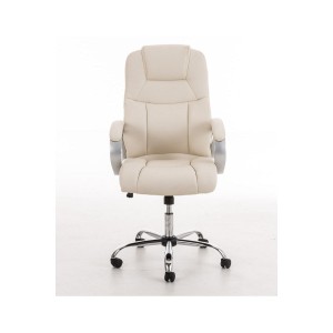 Sillón de oficina BOSTON, Gran acolchado, resistente hasta 150kg, base metálica, en negro
