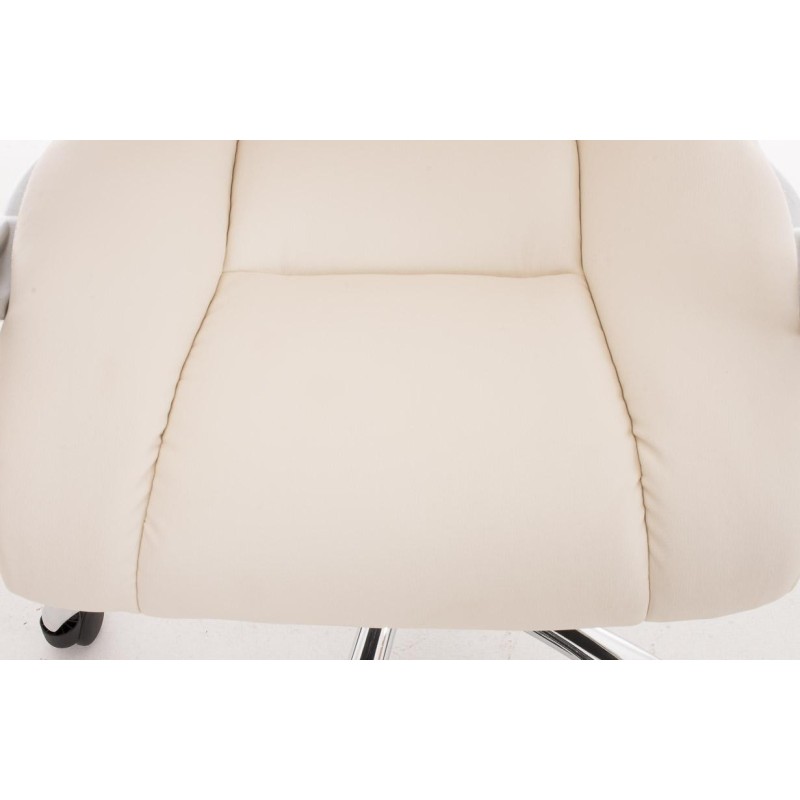 Sillón de oficina BOSTON, Gran acolchado, resistente hasta 150kg, base metálica, en negro