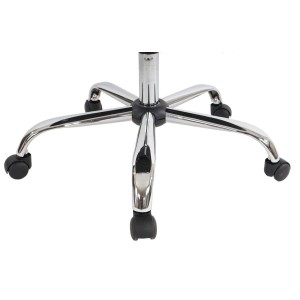 Sillón de oficina BOSTON, Gran acolchado, resistente hasta 150kg, base metálica, en negro