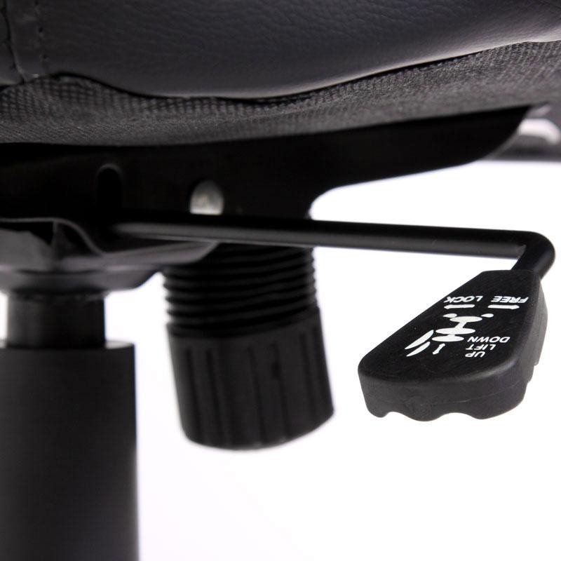 Sillón de oficina o gaming ROBINSON respaldo muy alto, en negro