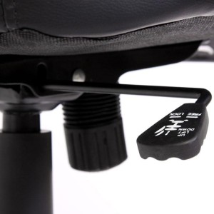 Sillón de oficina o gaming ROBINSON respaldo muy alto, en negro