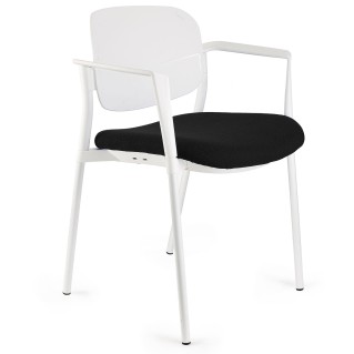 Silla de confidente ERIC en color negro