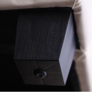 Sofá 3 plazas BASILIO, gran diseño y muy cómodo, en piel color negro