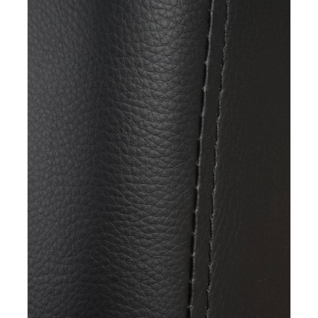 Sofá plegable de 3 plazas ROMEO, muy versátil y cómodo, en piel real color negro 2