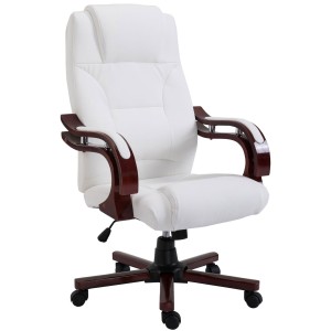 Sillón de oficina LIVERPOOL, gran acolchado en negro