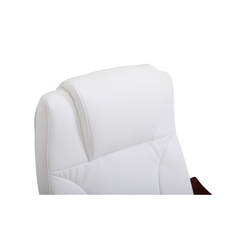 Sillón de oficina LIVERPOOL, gran acolchado en negro